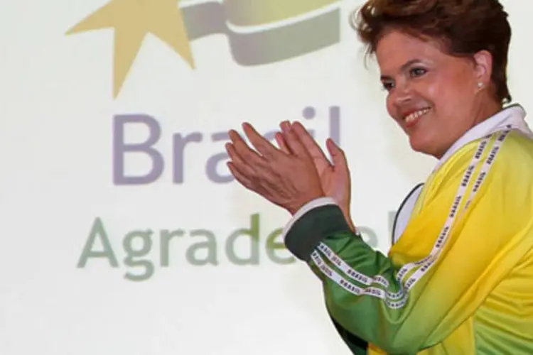 Dilma compareceu hoje ao Comitê Olímpico Brasileiro (COB), onde assistiu à apresentação do Rio de Janeiro como sede das Olimpíadas (.)