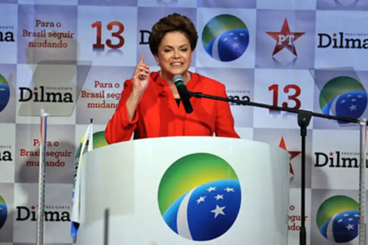 A candidata do PT à Presidência, Dilma Rousseff
