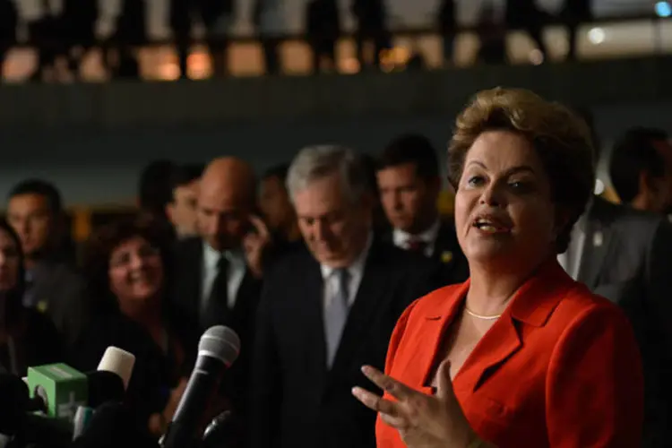 Presidente Dilma fala com a imprensa após reunião da CELAC (Fabio Rodrigues Pozzebom/Agência Brasil)