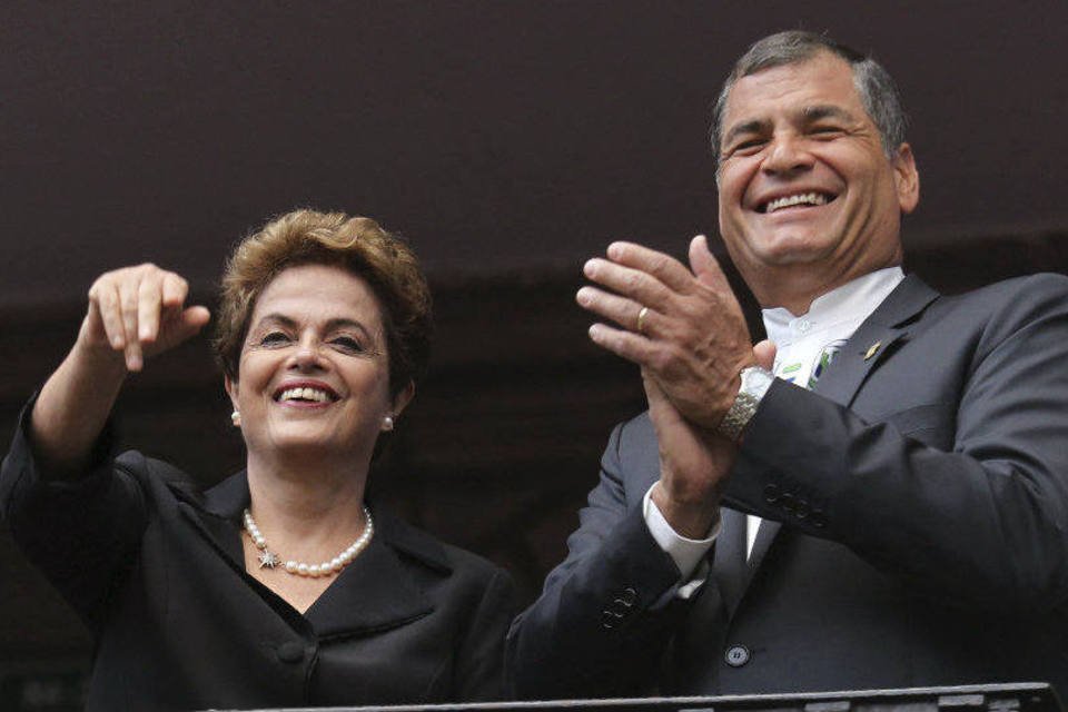 Dilma e Correa tratam sobre assuntos bilaterais