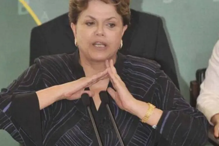 Dilma na posse de Mercadante (José Cruz/ABr)