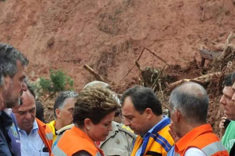 Chuvas castigam região serrana do Rio (Valter Campanato/ABr)