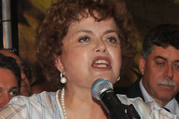 Dilma Rousseff, pré-candidata do PT à Presidência da República: apoio a Marta Suplicy e a Aloísio Mercadante em São Paulo (.)