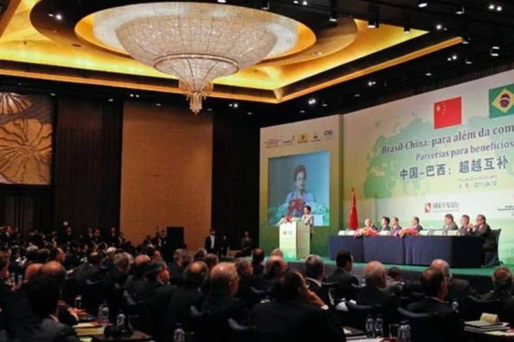 Presidente Dilma Rousseff discursa em seminário na China (Roberto Stuckert Filho/PR)