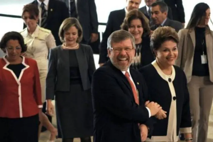 Participarão do encontro com Ideli Salvatti os líderes do partido no Senado, Renan Calheiros, na Câmara, Henrique Eduardo Alves, e do governo no Senado, Romero Jucá (Wilson Dias/ABr)