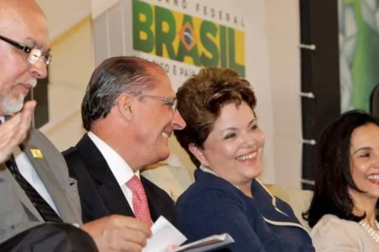 Dilma enfatizou parcerias recentes que seu governo tem feito com a administração do PSDB, de Geraldo Alckmin (Ichiro Guerra/Presidência da República)