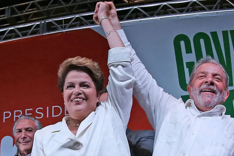 
	Dilma e Lula: segundo a assessoria do ex-presidente, um v&iacute;deo disponibilizado por ele dever&aacute; ser exibido em um tel&atilde;o no ato
 (Ricardo Stuckert/ Instituto Lula/ Fotos Públicas)