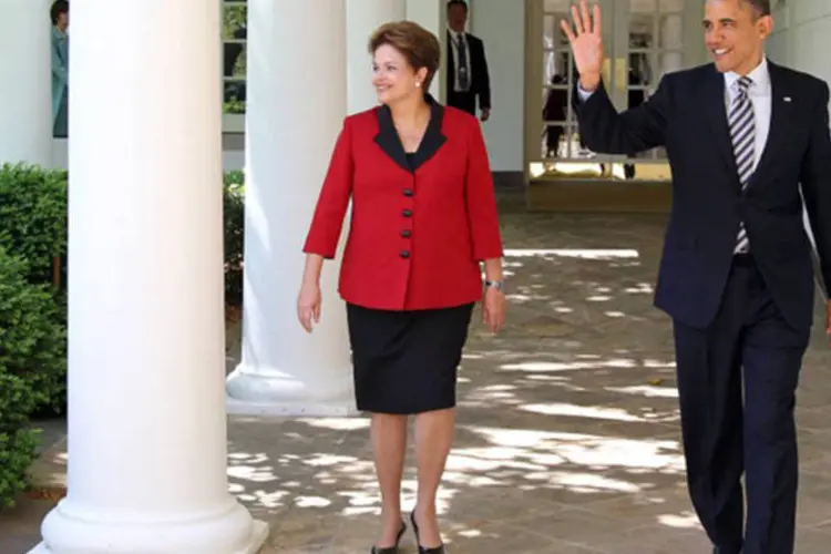 Na segunda-feira, a presidente brasileira se reuniu com Barack Obama em Washington. Sua visita a Boston marca o fim de sua viagem à América (Roberto Stuckert Filho/PR)