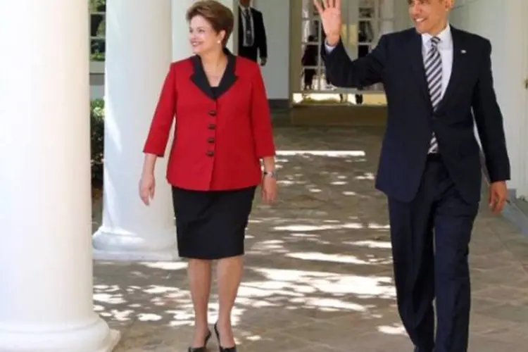 Segundo a revista, o recente encontro de Barack Obama e Dilma Rousseff em Washington aponta avanços na diplomacia entre os países, mesmo com essa falta de visão (Roberto Stuckert Filho/Presidência da República)