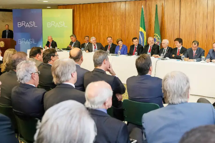 Dilma e PSD: segundo ela, ganhar ou não "faz parte do jogo democrático" (Roberto Stuckert Filho/Presidência da República)