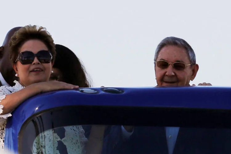 
	Dilma em Cuba: &quot;O que ocorre no Brasil &eacute; parte da contraofensiva reacion&aacute;ria do imperialismo e da oligarquia contra os governos revolucion&aacute;rios&quot;
 (Claudia Daut / Reuters)
