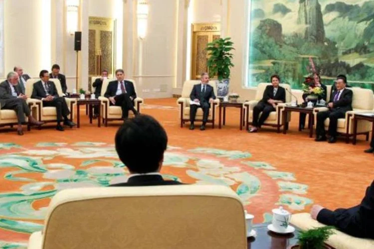 Os ministros do Comércio e da Economia estão reunidos na China, assim como a presidente Dilma Rousseff, antes de uma cúpula do bloco na quinta-feira (Roberto Stuckert Filho/PR)