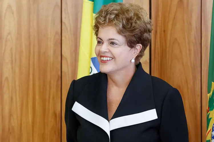 Dilma Rousseff durante cerimônia de entrega das Cartas Credenciais dos Embaixadores Estrangeiros (Roberto Stuckert Filho/PR)