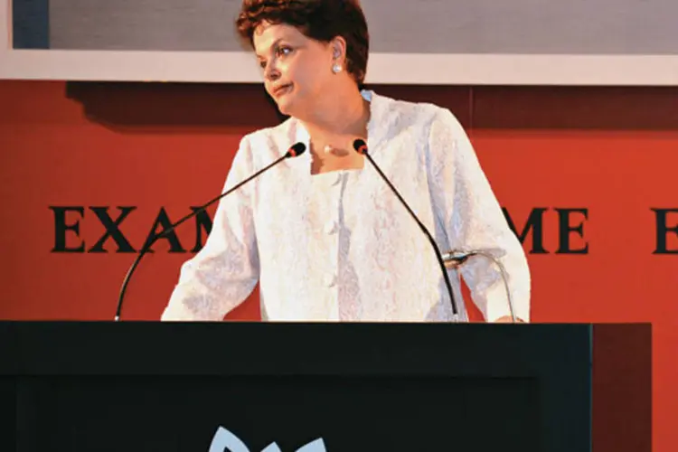 Dilma: "É preciso um esforço concertado de reequilíbrio de toda economia internacional" (Germano Lüders/EXAME.com)