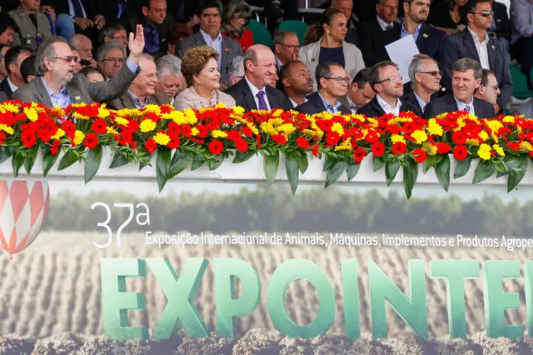 Dilma Rousseff visita a 37ª expointer: presidente defendeu os investimentos do governo na agropecuária (Ichiro Guerra/Dilma 13)