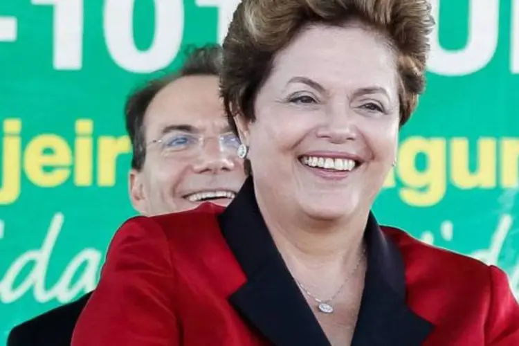 Dilma: "Tenho certeza que faço essa homenagem pelo desempenho de Lula em se comprometer no Brasil com a questão do desenvolvimento e da oportunidade" (Roberto Stuckert Filho/Presidência da República)