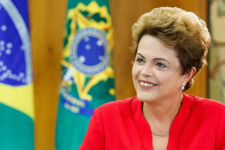 
	Dilma Rousseff durante entrevista &agrave; TV France 24: no Dia dos Av&oacute;s, presidente postou foto ao lado do neto Gabriel nas redes sociais
 (Roberto Stuckert Filho/ PR)