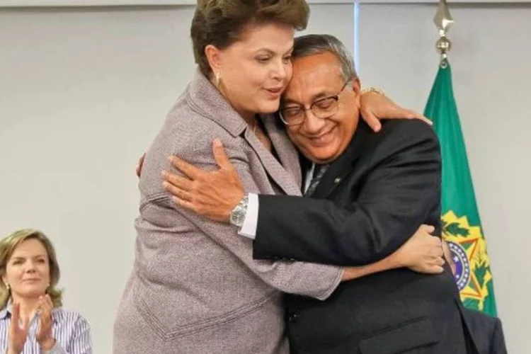 A imprensa não pode acompanhar a cerimônia, que teve transmissão da TV estatal (Roberto Stuckert Filho/Presidência da República)