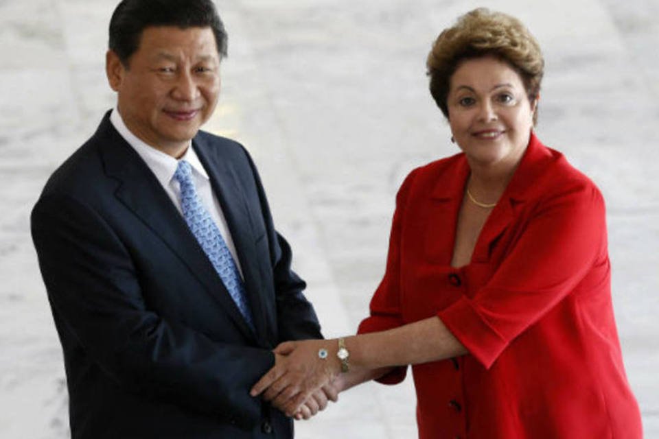A presidente Dilma Rousseff com o presidente chinês, Xi Jinping (Ueslei Marcelino/Reuters)