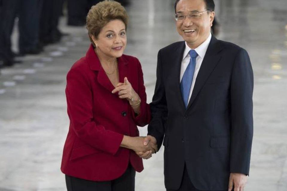Dilma recebe primeiro-ministro chinês em Brasília