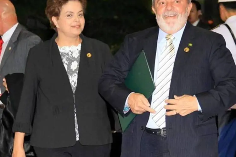 O presidente Lula e Dilma Rousseff em Seul para a reunião do G20 (Divulgação/Getty Images)