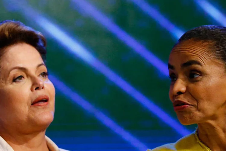 
	Dilma e Marina: ministro disse que campanha da presidente n&atilde;o se preocupa com apoio da ex-ministra
 (REUTERS/Ricardo Moraes)