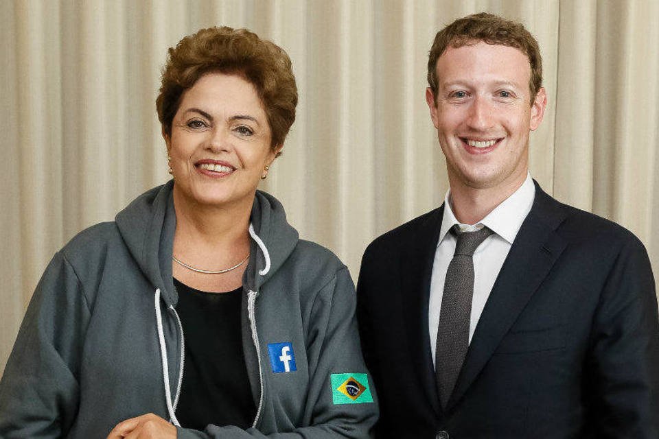 Dilma e Zuckerberg criam parceria para ampliar acesso a web
