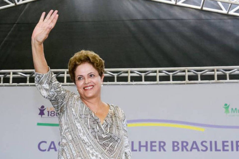Dilma durante cerimônia de inauguração da primeira Casa da Mulher Brasileira, em Campo Grande, Mato Grosso do Sul  (Roberto Stuckert Filho/PR)