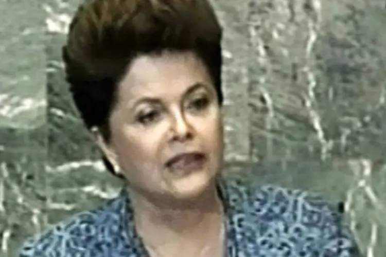 Dilma na abertura da Assembléia da ONU; conselho é o órgão da Organização das Nações Unidas  (Reprodução de TV/Agência Brasil)
