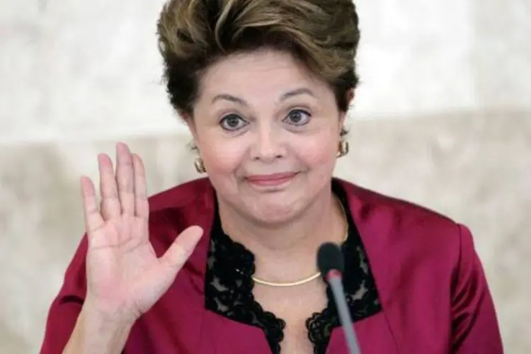 
	Dilma Rousseff: a presidente &eacute; cuidadosa em n&atilde;o se apresentar como candidata
 (Ueslei Marcelino/Reuters)