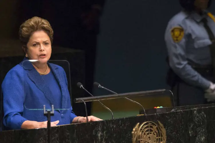 Dilma Rousseff: presidente lembrou que 36 milhões de brasileiros deixaram a miséria desde 2003 (Adrees Latif/Reuters)