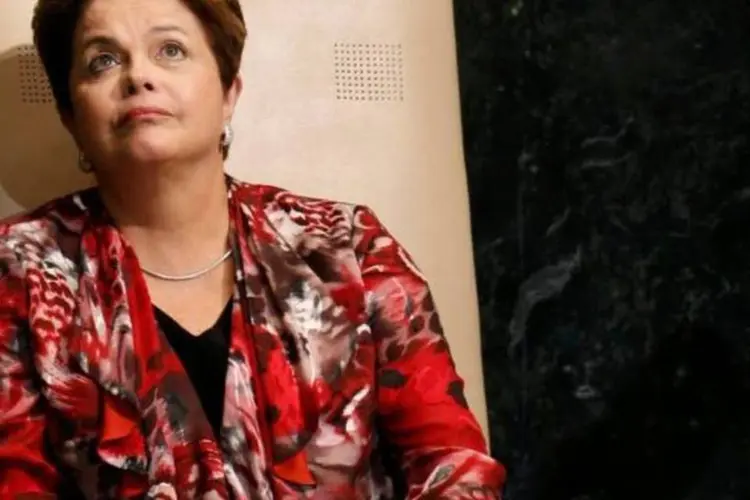 
	Dilma Rousseff na Assembleia-Geral da ONU: Dilma defendeu a cria&ccedil;&atilde;o de uma &aacute;rea de livre de armas nucleares
 (Mike Segar/Reuters)