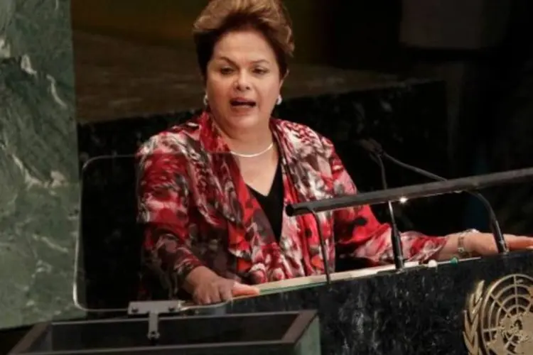 
	Dilma discursa na 67&ordf; Assembleia da ONU: a presidente voltou a apelar para a reforma do Conselho de Seguran&ccedil;a&nbsp;
 (Shannon Stapleton/Reuters)