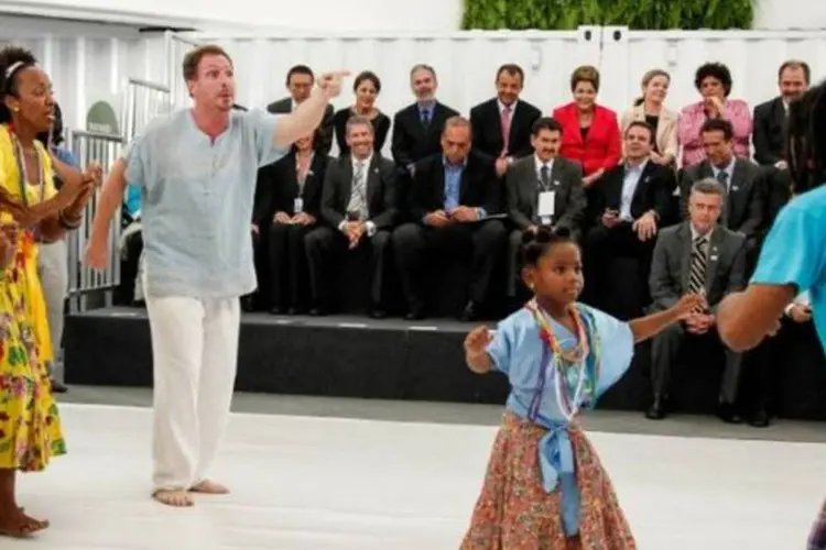 Dilma Rousseff durante cerimônia de abertura do Pavilhão Brasil na Conferência das Nações Unidas sobre Desenvolvimento Sustentável Rio+20 (Roberto Stuckert Filho/Presidência da República)