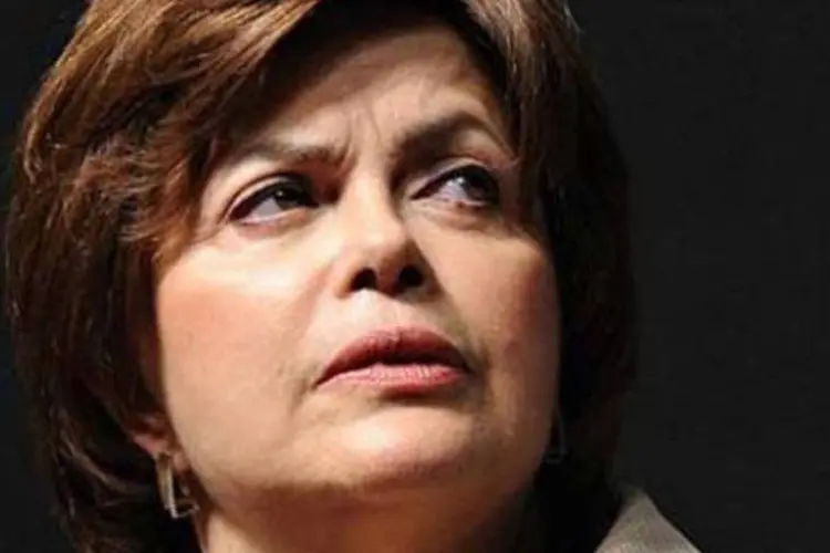 A candidata do PT, Dilma Rousseff: maioria no Senado pode facilitar seu eventual governo (.)
