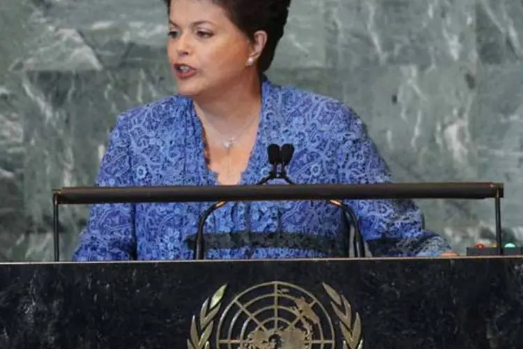 Dilma discursa na 66ª Assembleia Geral ONU (Getty Images)