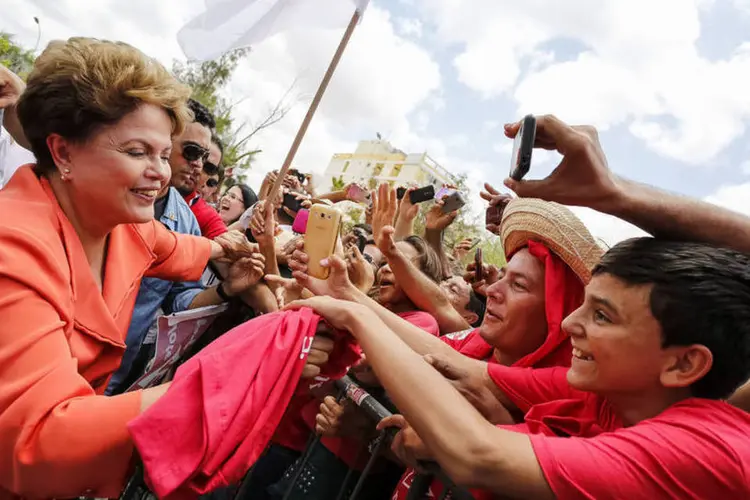 A candidata à Presidência da República Dilma Rousseff durante encontro em Petrolina (Ichiro Guerra/ Dilma 13)