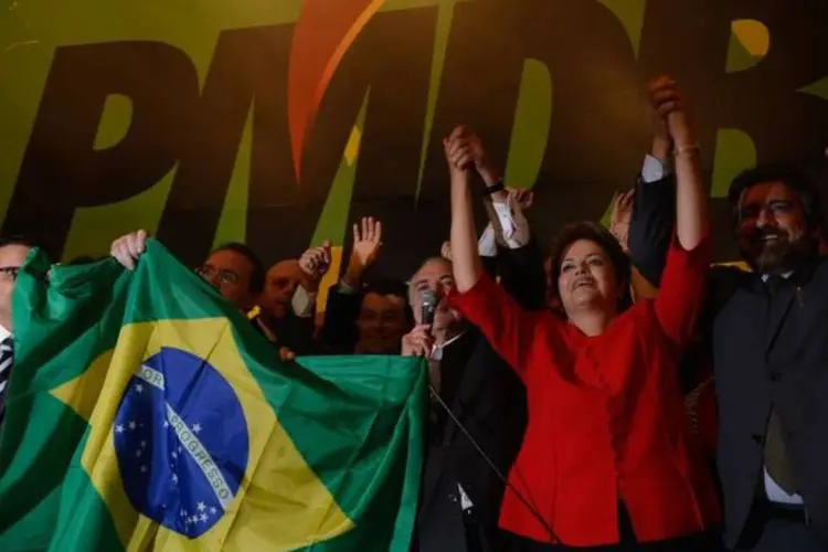 
	Dilma em Conven&ccedil;&atilde;o Nacional do PMDB: &ldquo;n&oacute;s podemos e vamos fazer muito mais&rdquo;, disse presidente
 (Fabio Rodrigues Pozzebom/Agência Brasil)