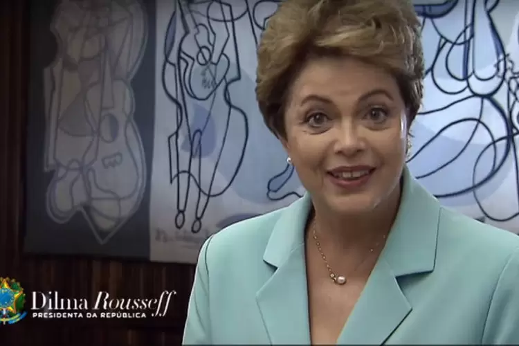 Dilma Rousseff em pronunciamento do 7 de setembro (Reprodução/Youtube)