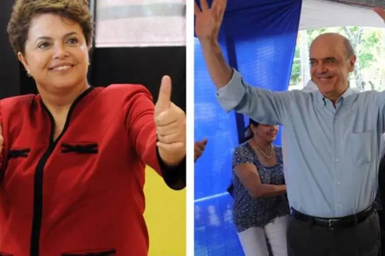 Juntos Dilma Rousseff e José Serra gastaram R$ 264,75 milhões nas campanhas (AGÊNCIA BRASIL)