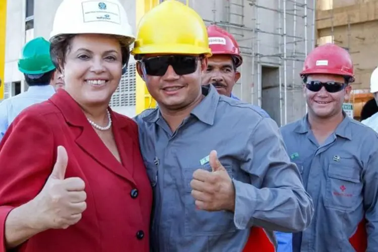 Dilma Rousseff: presidente nada viu durante sua passagem de 25 minutos por Cabrobó (Roberto Stuckert Filho/Presidência da República)