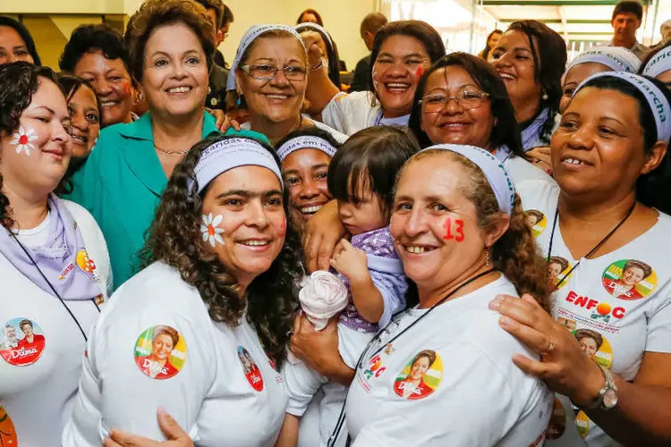 Dilma: ela convocou a militância para defender o legado do governo (Ichiro Guerra/Dilma 13)