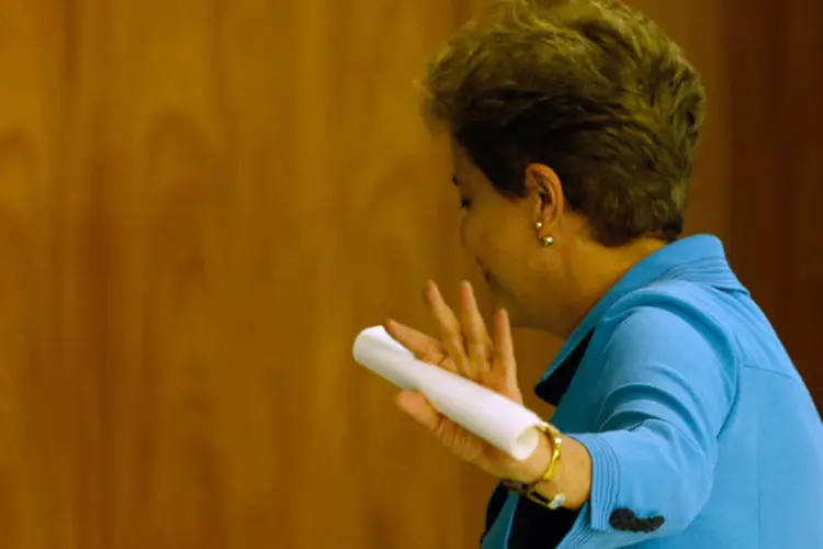 
	Dilma Rousseff: &quot;O mercado j&aacute; precificou a mudan&ccedil;a, que gera expectativa de reformas que at&eacute; ent&atilde;o n&atilde;o fomos capazes de construir&quot;
 (Igo Estrela/ Reuters)