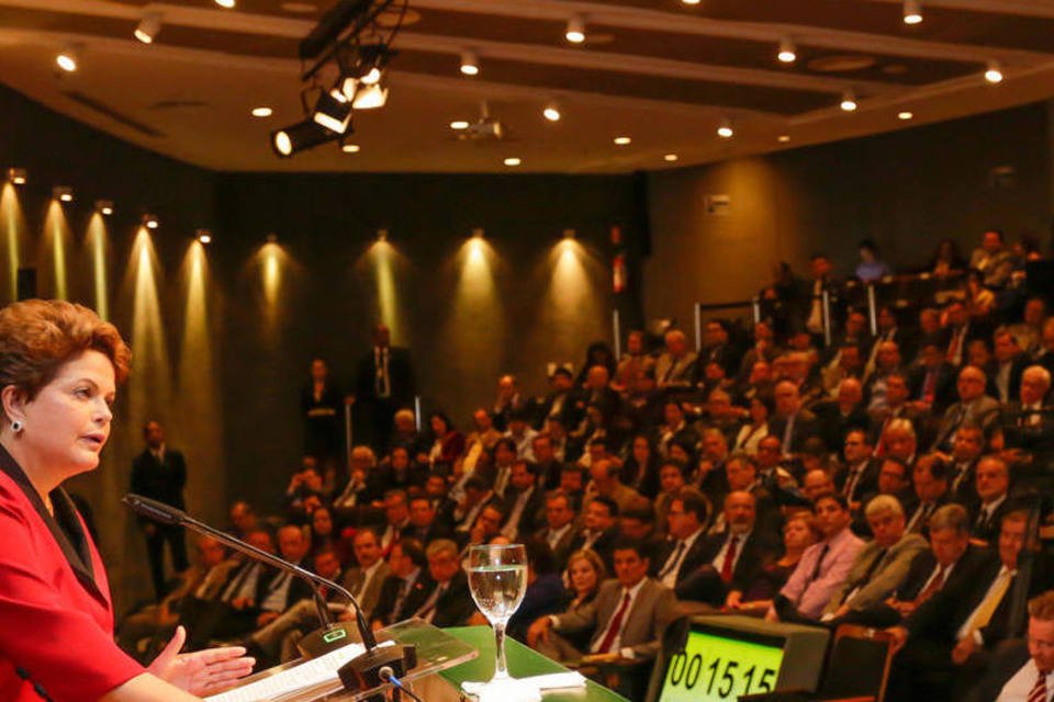 Presidente Dilma Rousseff (PT) participa de encontro da CNA, em Brasília (Ichiro Guerra/Dilma 13)