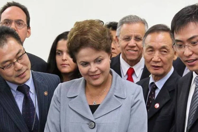 Dilma na China: presidente ressaltou de novo que Brasil não quer vender só matéria-prima (Roberto Stuckert Filho/PR)