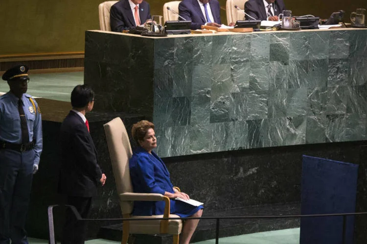 DIlma: o Brasil, disse, tem feito sua parte para enfrentar a mudança climática (Adrees Latif/Reuters)