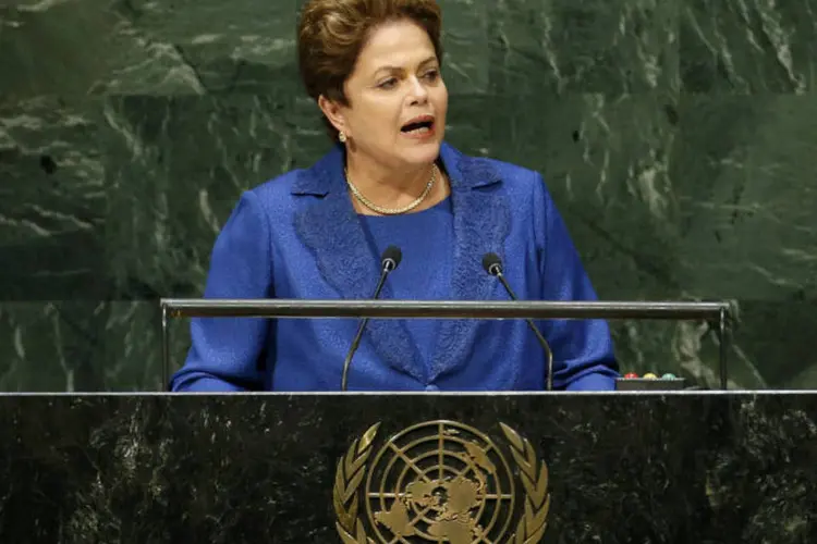 Dilma: ela se comprometeu com criminalizar homofobia após mudança no programa de Marina (Mike Segar/Reuters)