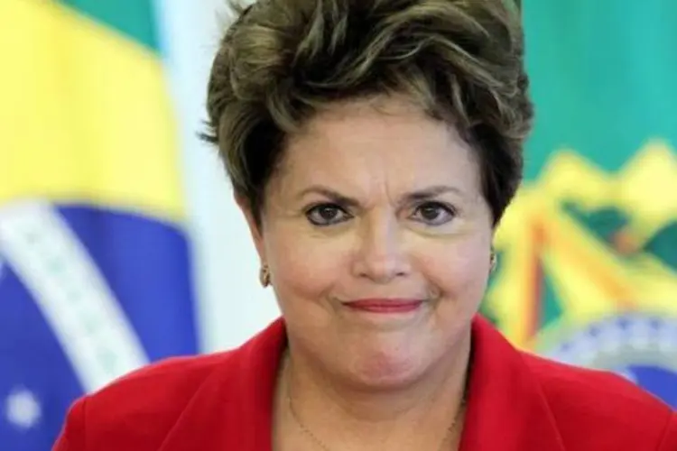 Presidente Dilma Rousseff é vista durante cerimônia em Brasília (Ueslei Marcelino/Reuters)