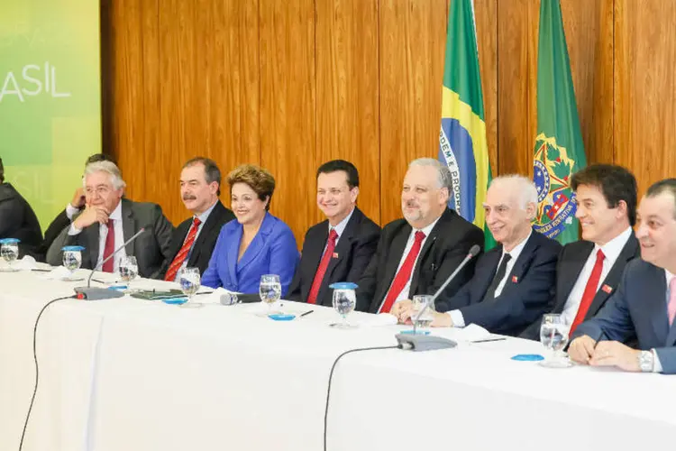 
	Dilma sobre ministro da Fazenda: &quot;n&atilde;o escolho (antes do G20), n&atilde;o. Quando eu voltar&quot;
 (Roberto Stuckert Filho/PR)