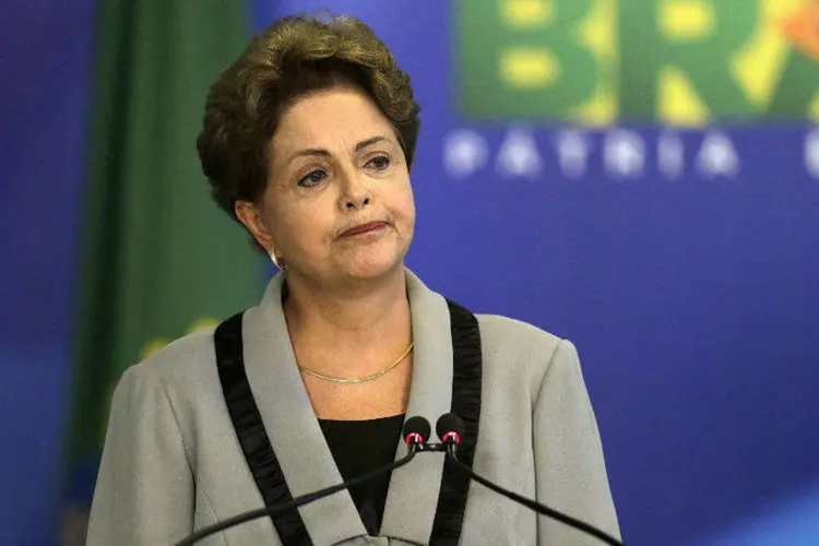 
	Presidente Dilma Rousseff em Bras&iacute;lia: Pesquisa do Datafolha aponta que 63% apoiam abertura do processo de impeachment contra a presidente
 (Ueslei Marcelino/Reuters)